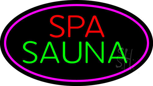 Spa And Sauna LED Neon Sign
