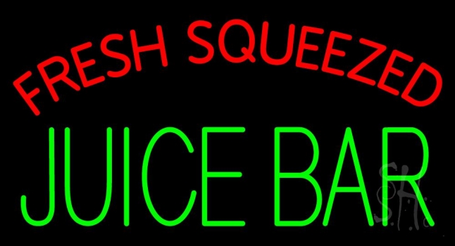 Fresh Squeezed Juice Bar LED Neon Sign