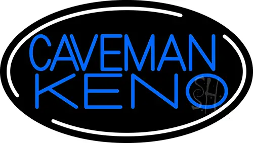 Caveman Keno 4 LED Neon Sign