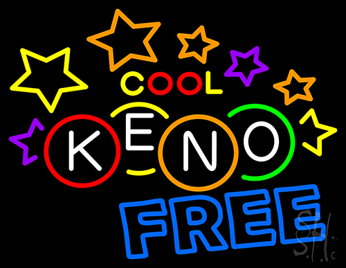 Cool Keno Free 3 LED Neon Sign