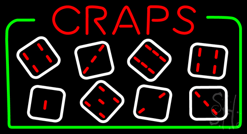 Dies With Craps LED Neon Sign
