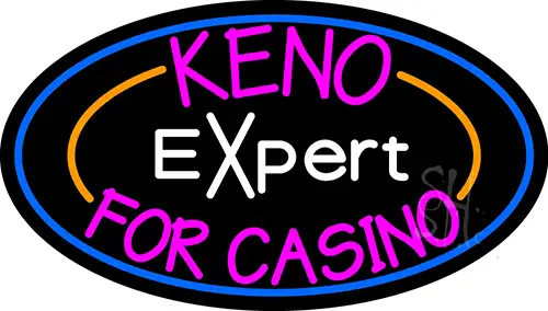 Keno Expert 2 LED Neon Sign