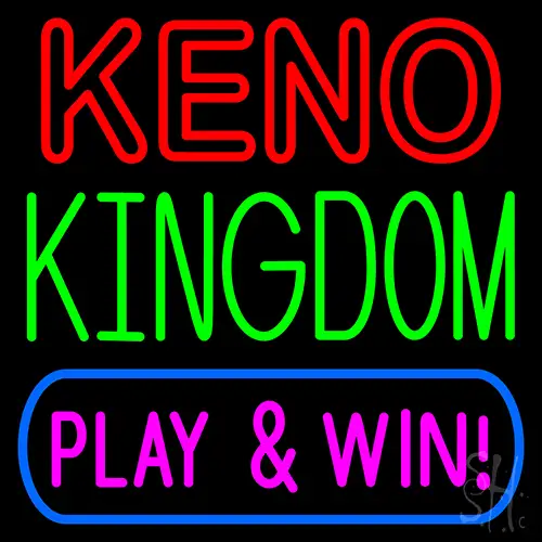 Keno Kingdom 2 LED Neon Sign
