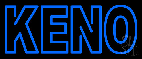 Keno With Outline 2 LED Neon Sign