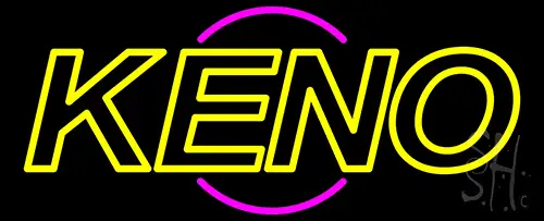 Keno With Ball 1 LED Neon Sign