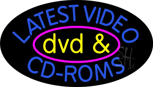 Latest Video Dvd And Cd Roms 2 LED Neon Sign