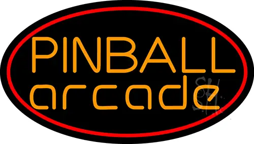 Pinball Arcade 2 LED Neon Sign