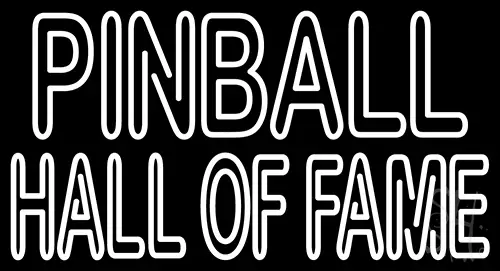 Pinball Hall Of Fame LED Neon Sign