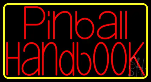 Pinball Handbook LED Neon Sign
