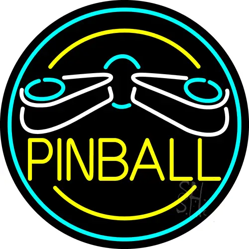 Pinball Logo 2 LED Neon Sign