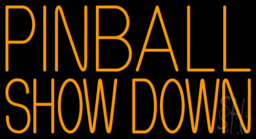 Pinball Showdown LED Neon Sign