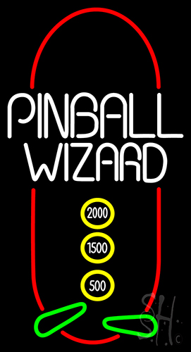 Pinball Wizard 1 LED Neon Sign