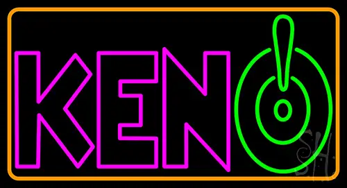 Keno 1 LED Neon Sign