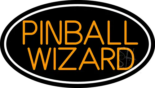 Stylish Pinball Wizard 3 LED Neon Sign