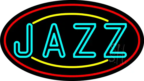 Jazz With Border 2 LED Neon Sign