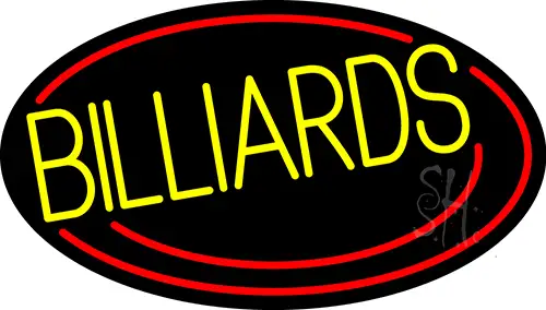 Vertical Billiards 2 LED Neon Sign