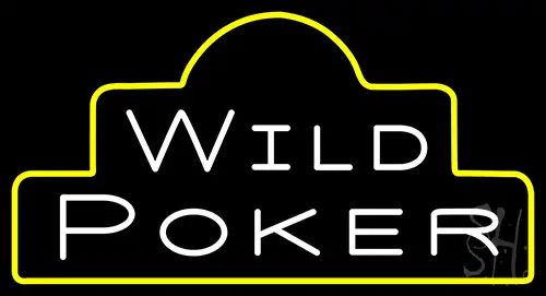 Wild Poker LED Neon Sign