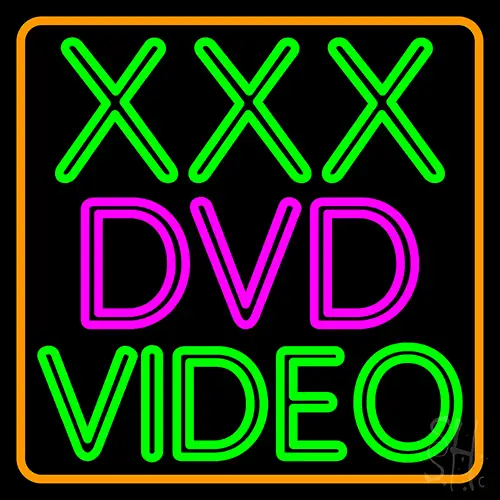 Xxx Dvd Video 1 LED Neon Sign