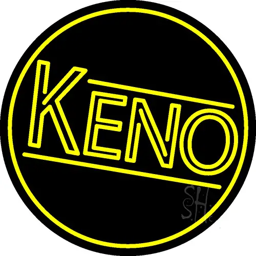Keno Border LED Neon Sign