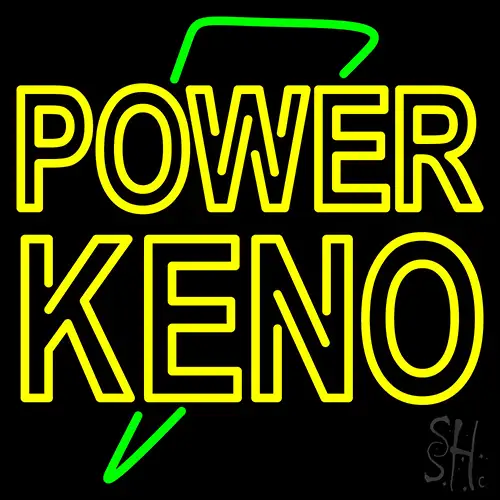 Power Keno LED Neon Sign