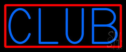 Blue Club LED Neon Sign