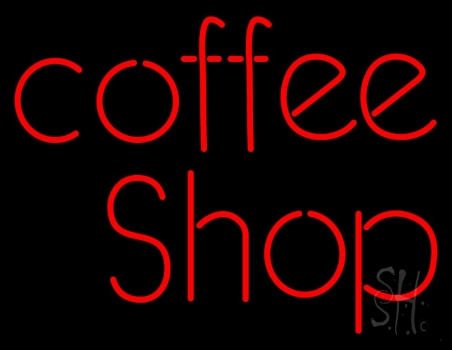 Red Coffee Shop LED Neon Sign