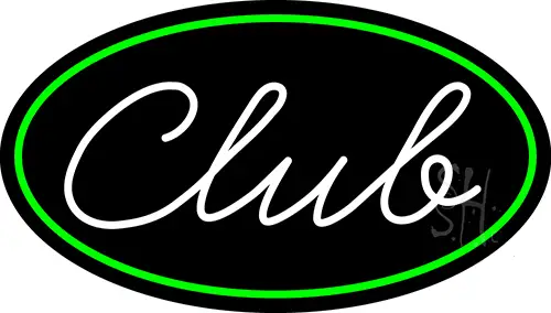 Cursive Club LED Neon Sign
