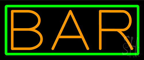 Orange Bar LED Neon Sign