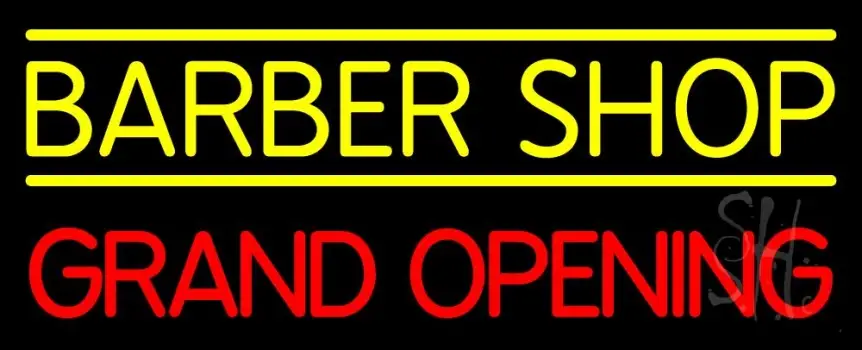 Barber Shop Grand Opening LED Neon Sign