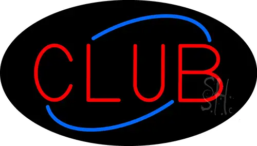 Red Club LED Neon Sign