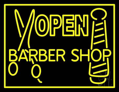 Barber Shop Open LED Neon Sign