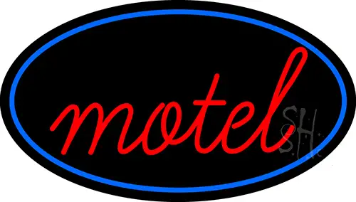 Red Motel LED Neon Sign