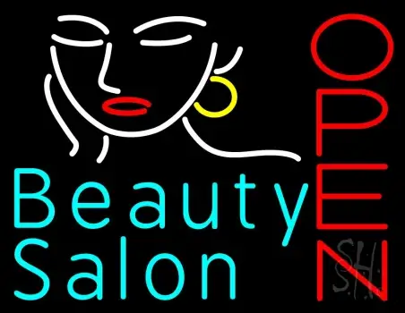 Beauty Salon Open LED Neon Sign