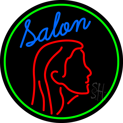 Salon Logo LED Neon Sign