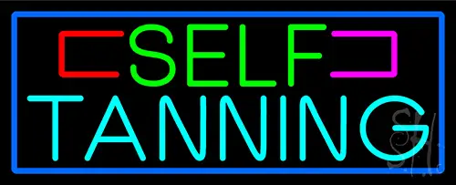 Self Tanning LED Neon Sign