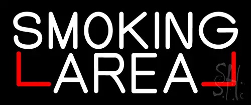 Smoking Area LED Neon Sign