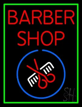 Red Barber Shop LED Neon Sign