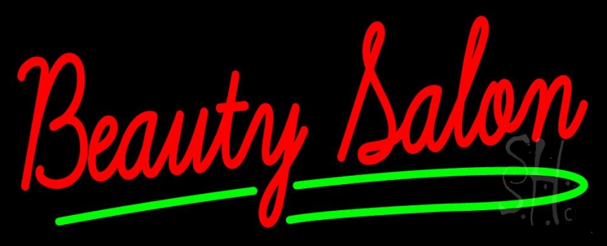 Red Beauty Salon LED Neon Sign
