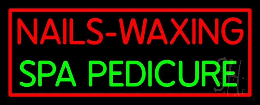 Nails Waxing Spa Pedicure LED Neon Signs