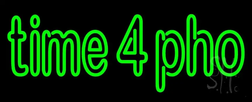 Time 4 Pho LED Neon Sign