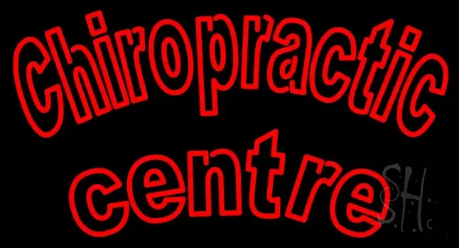 Double Stroke Chiropractic Center LED Neon Sign