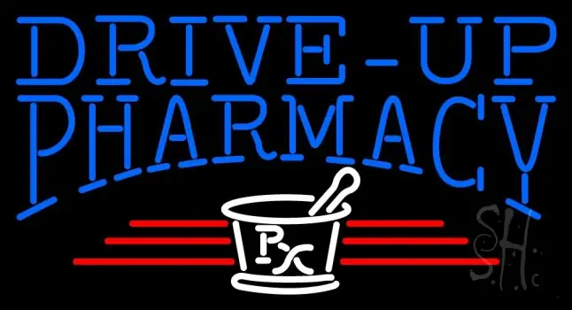 Drive Up Pharmacy LED Neon Sign