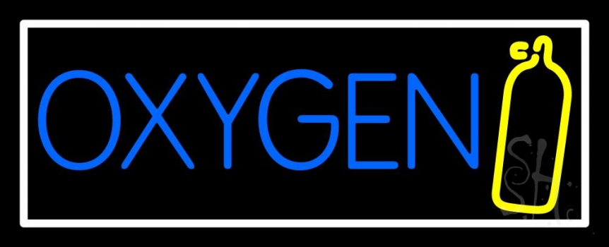 Oxygen With Logo LED Neon Sign