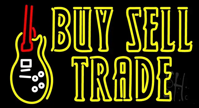 Double Stroke Buy Sell Trade LED Neon Sign