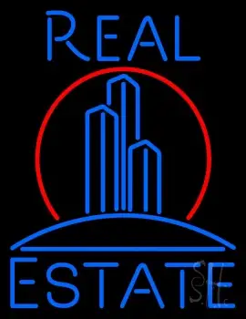 Real Estate Building Logo LED Neon Sign