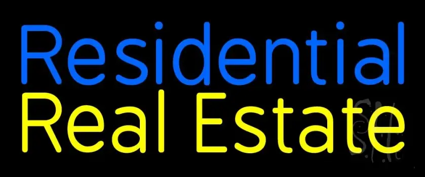 Residential Real Estate 2 LED Neon Sign