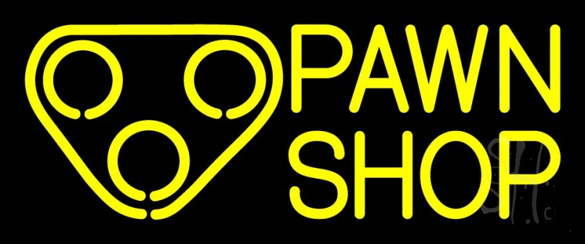 Double Stroke Pawn Shop 1 LED Neon Sign