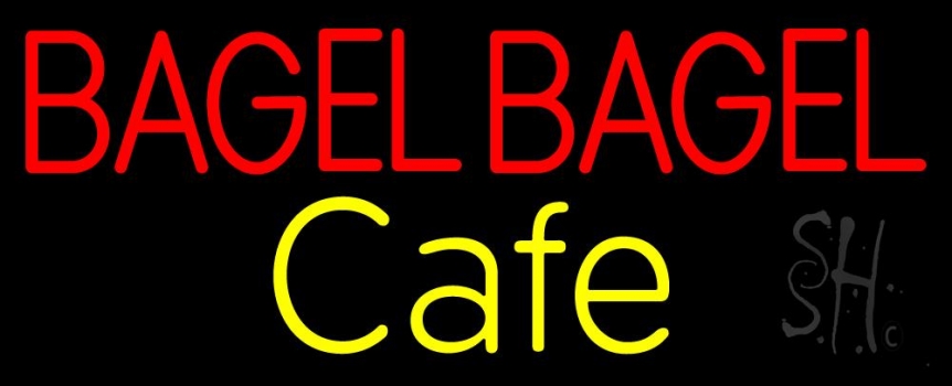 Bagel Bagel Cafe LED Neon Sign