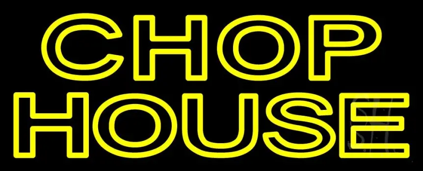 Double Stroke Chophouse LED Neon Sign