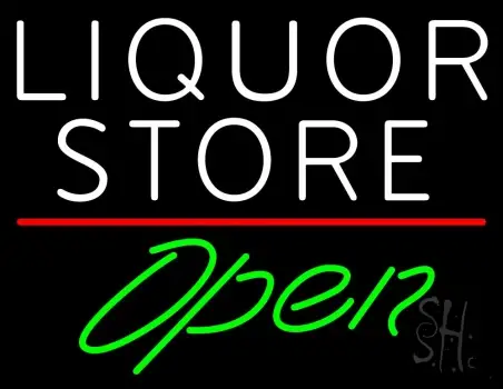 Liquor Store Open 2 LED Neon Sign